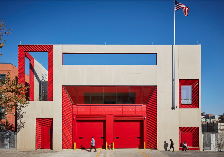 FDNY Firehouse rescue #2, Brooklyn, NY, Designed by Studio Gang, New York, NY